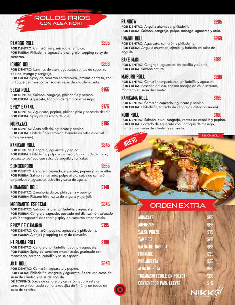 NIKKO SUSHI BAR Menu - Image 3