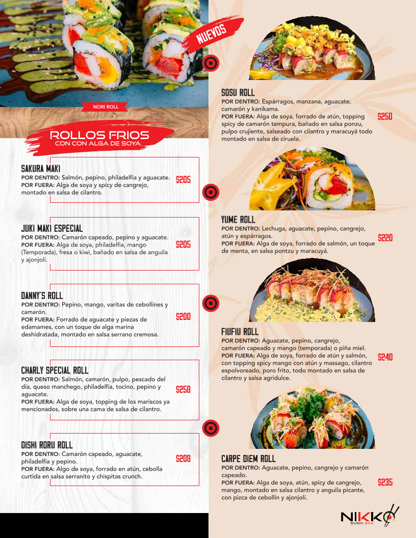 NIKKO SUSHI BAR Menu - Image 6